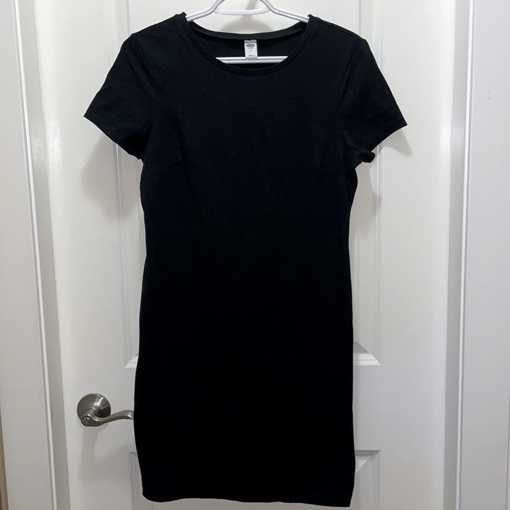 Black t-shirt dress